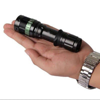 Thumbnail for Adjustable 3000 Lumen XM-L Q5 LED Zoomable Tactical Flashlight4