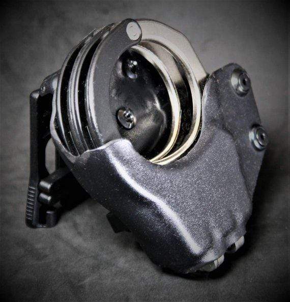 Survival Gears Depot Survival Gears S&W M-100 / Black Custom Hand Made Handcuff Kydex Holster/ Handcuff Case