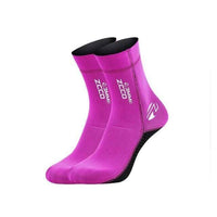 Thumbnail for Survival Gears Depot Swimming Fins Purple / XXS Non-Slip Elastic Diving Socks