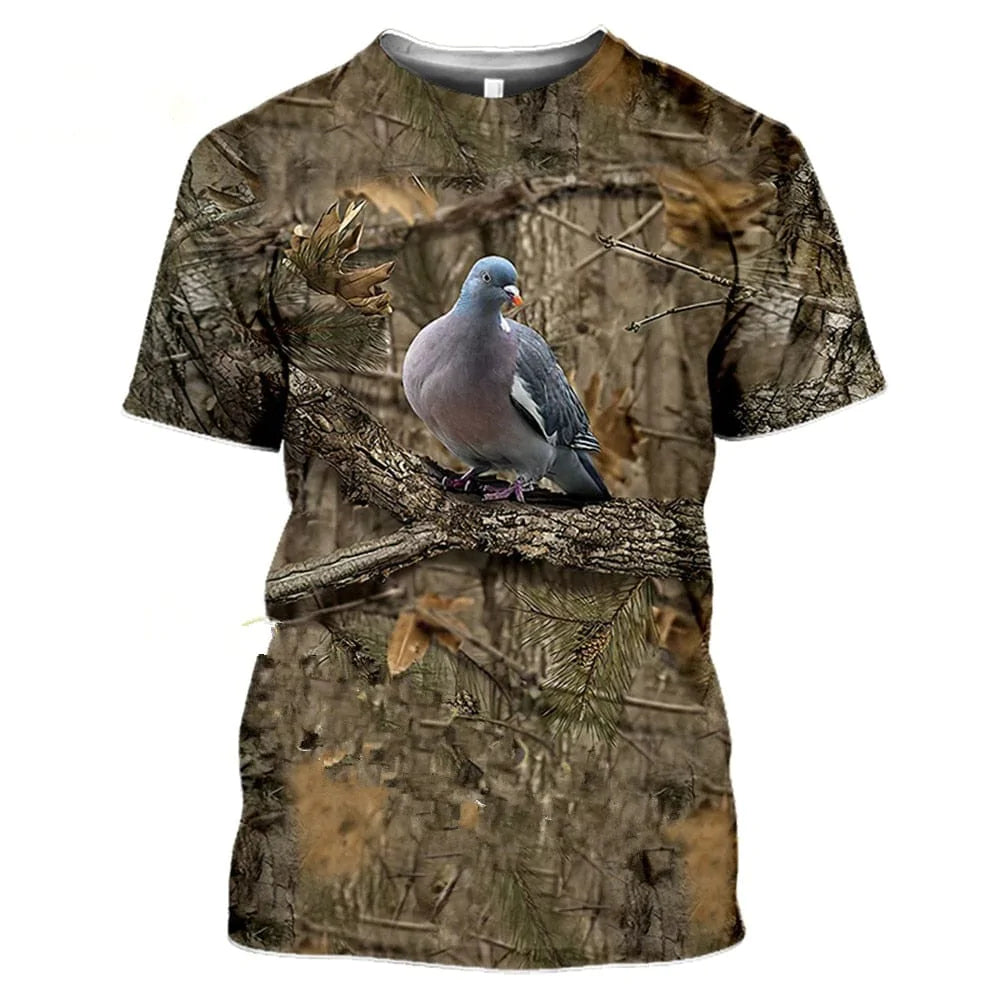 clothes 11 Store T-Shirts Camouflage Hunting Animals Wild Boar 3d T-shirt
