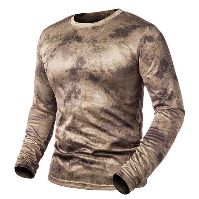 Survival Gears Depot T-Shirts Khaki Camo / S Spring Tactical Army Shirt