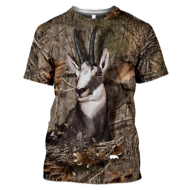 clothes 11 Store T-Shirts MN7 / XXS Camouflage Hunting Animals Wild Boar 3d T-shirt