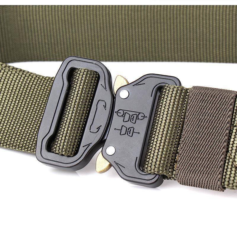Survival Gears Depot Tactical Belt Men's Tactical Belt - Heavy Duty Military Style Nylon Riggers Webbing