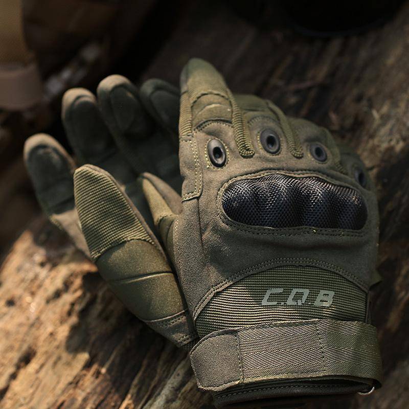 CQB Outdoor Full Finger Men's Non-slip Breathable Tactical Gloves1
