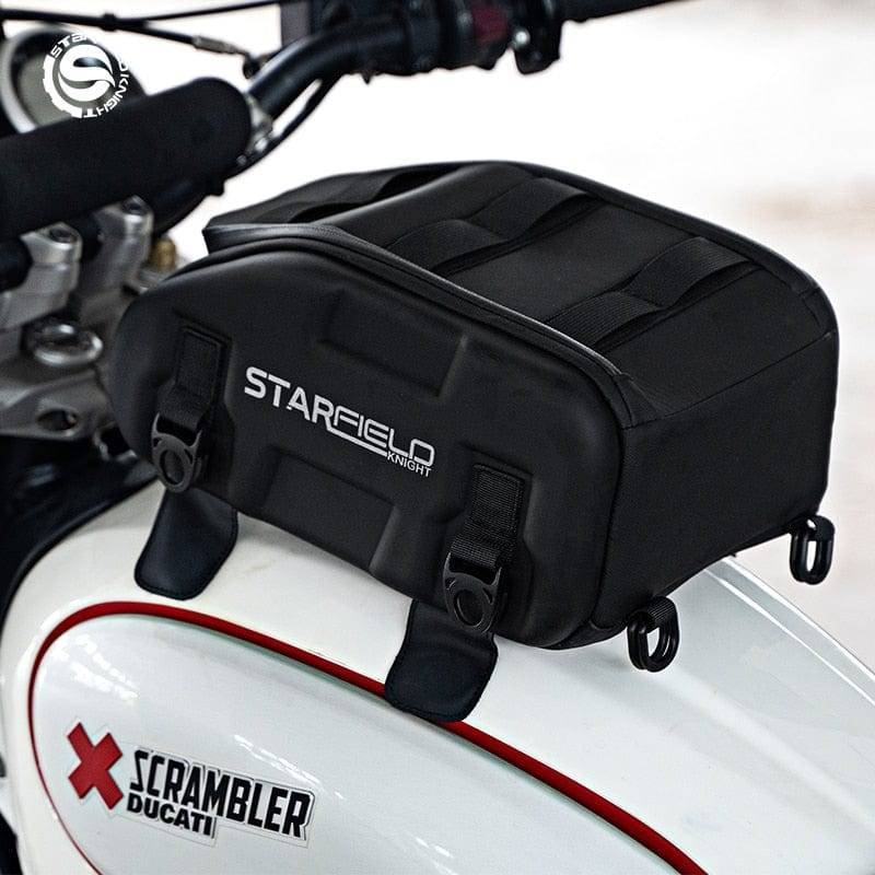 Survival Gears Depot Tank Bags Motorcycle Magnet Rear Seat Fuel Saddle Bag