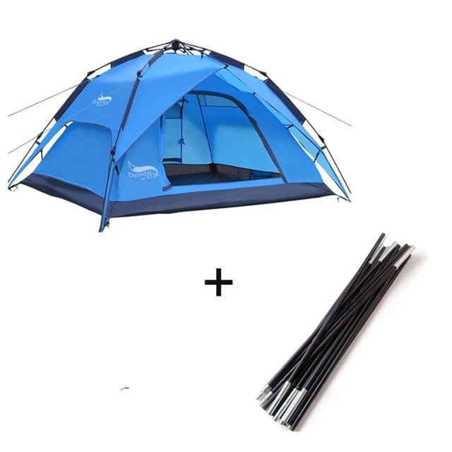 Survival Gears Depot Tents 3 way use Blue Easy Instant Setup Portable Tent