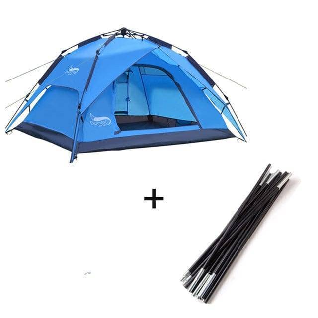 Survival Gears Depot Tents 3 way use Blue Easy Instant Setup Portable Tent