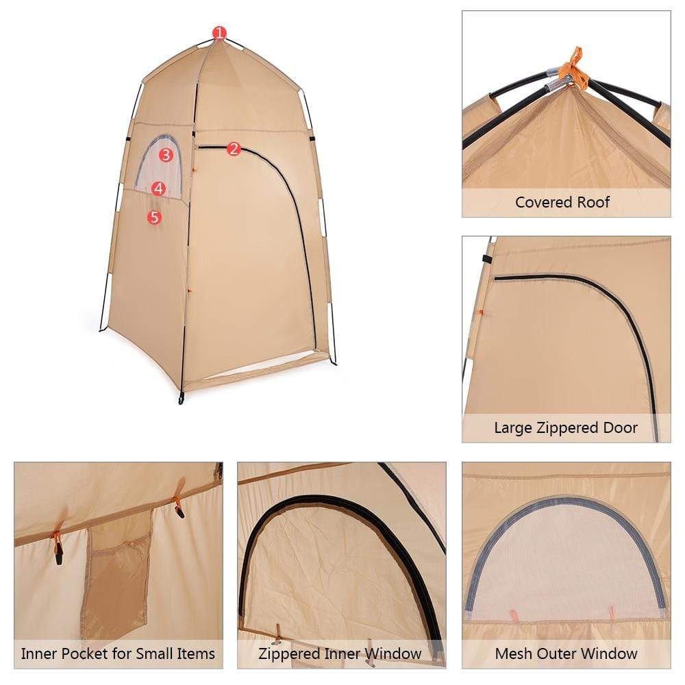 Survival Gears Depot Tents Camping Privacy Toilet Shelter