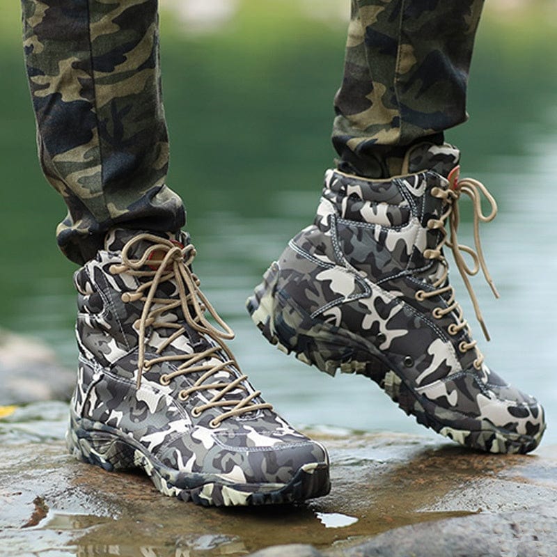 Survival Gears Depot Trekking Canvas Camo Boots