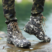 Thumbnail for Survival Gears Depot Trekking Canvas Camo Boots