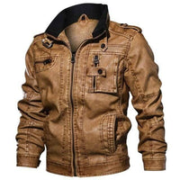 Thumbnail for Wiio Velvet Leather Collar Jackets