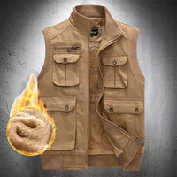 Thumbnail for Survival Gears Depot Vests & Waistcoats Fur Lined Autumn Hiking Jacket