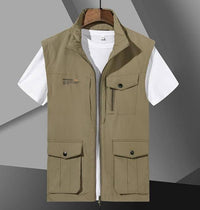 Thumbnail for Survival Gears Depot Vests & Waistcoats Khaki / M Multi Pocket Techwear Jacket Vest