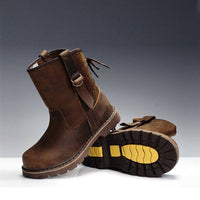 Thumbnail for Survival Gears Depot Vintage Leather Snow Boots