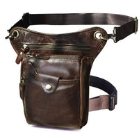 Thumbnail for Survival Gears Depot Waist Packs Coffee Classic Leather Shoulder Sling Bag