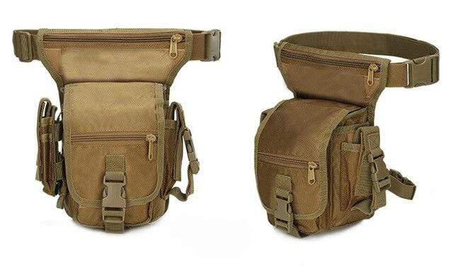 Survival Gears Depot Waist Packs Tan Tactical Outdoor Drop Leg Bag