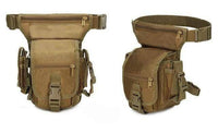Thumbnail for Survival Gears Depot Waist Packs Tan Tactical Outdoor Drop Leg Bag