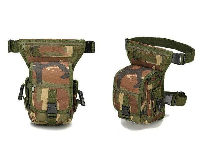 Survival Gears Depot Waist Packs Woodland camouflage Tactical Outdoor Drop Leg Bag