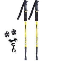 Thumbnail for Survival Gears Depot Walking Sticks Yellow 2Pcs Anti Shock Nordic Walking Sticks For Trekking & Hiking
