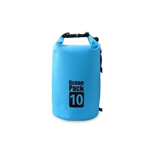 Outdoor Waterproof Dry Bag in sizes 5L, 10L, 20L for dry storage5