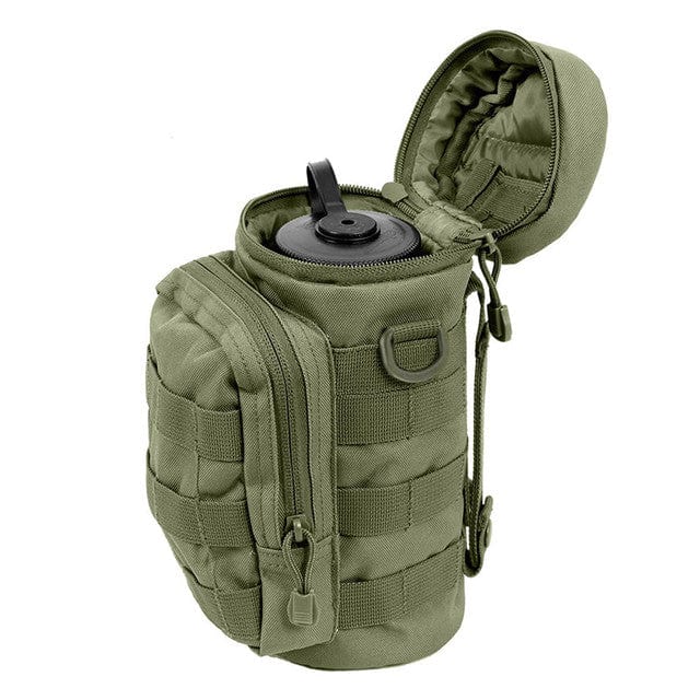 Survival Gears Depot Water Bags Green Camo Tactical Water Bottle Holder