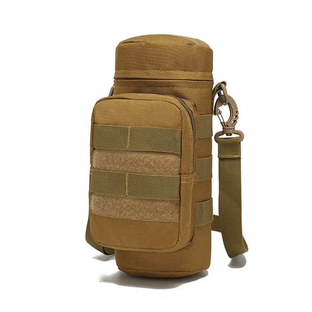 Survival Gears Depot Water Bags Khaki One Strap Tactical Water Bottle Holder