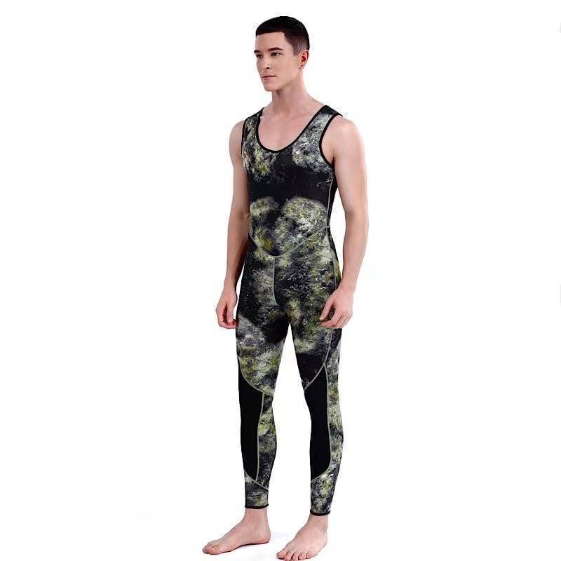 Camouflage Neoprene Diving Suit for submersible activities0