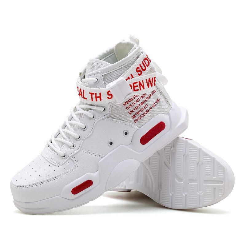 Survival Gears Depot White Red / 36 High Top Cycling MTB Shoes